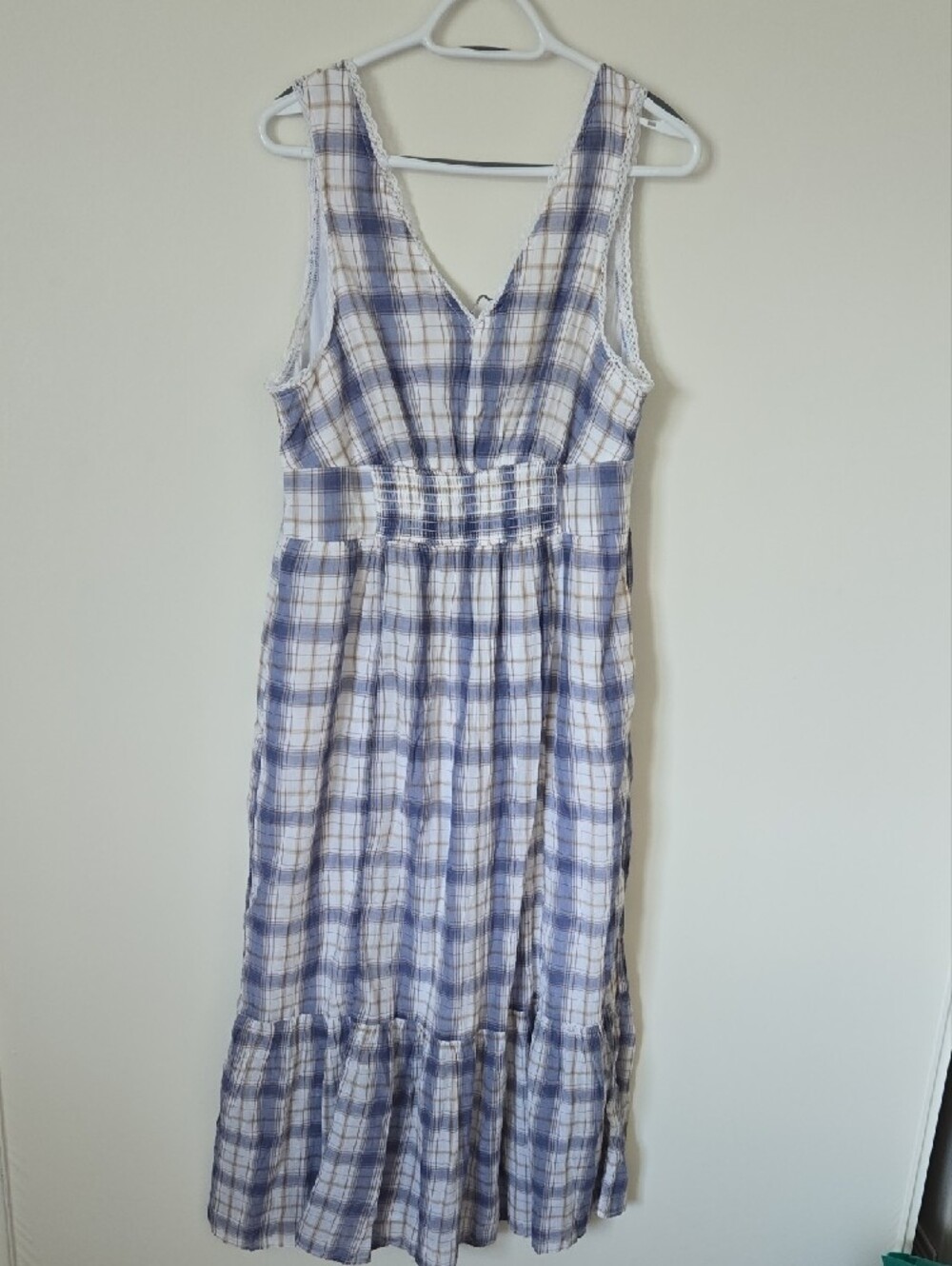 American Eagle Tie Front Midi Dress - Picture 5 of 9